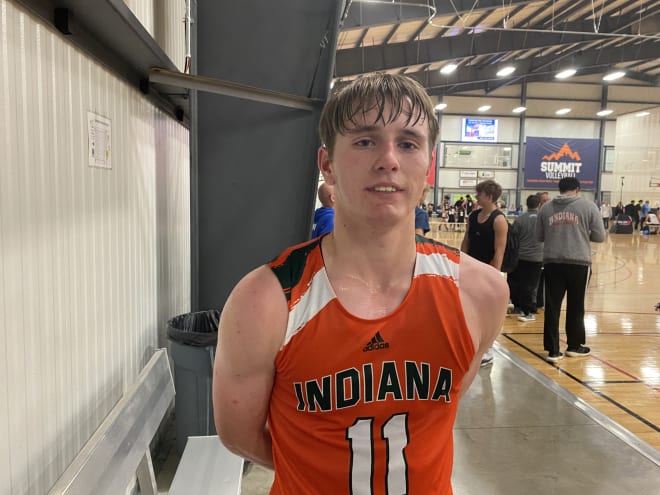 2024 point guard Travis Perry was extremely impressive at the Bill Hensley Run N Slam. (TheHoosier.com)