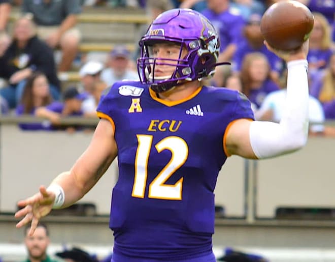 East Carolina quarterback Holton Ahlers and the Pirates travel to Philadelphia to take on Temple on Saturday.