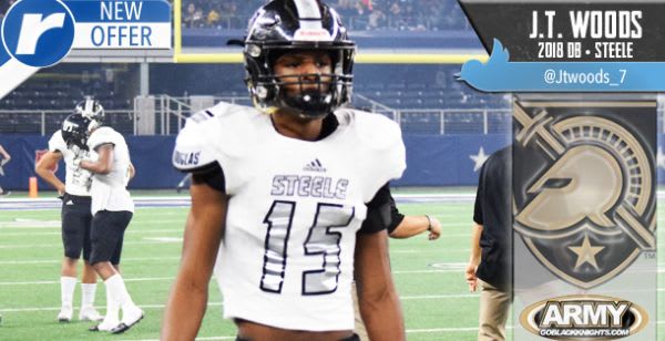 Texas Safety J.T. Woods now holds an offer from Army West Point