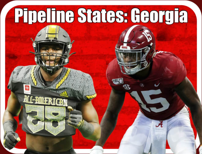 Former Alabama Crimson Tide safety Xavier McKinney could be the first of many stars leaving Georgia for Tuscaloosa (Graphic by Kyle Henderson).