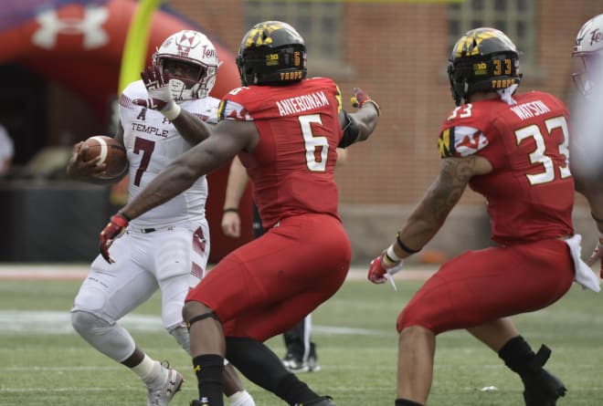 The return of Jesse Aneibonam (No. 6) and the addition of Tre Watson (No. 33) have been a major boon for Maryland's defense. 