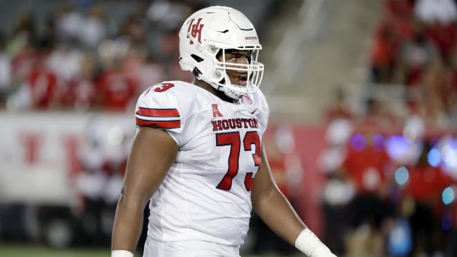 Houston offensive line transfer Cam'Ron Johnson visited USC over the weekend.
