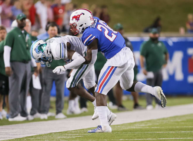 SMU cornerback Brandon Stephens, a UCLA transfer, moved from running back to cornerback and held his own in the AAC.