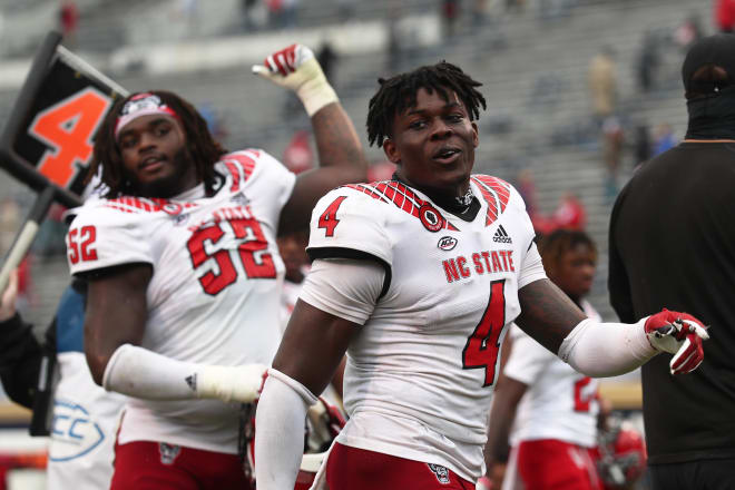 NC State Wolfpack football C.J. Clark and Cecil Powell