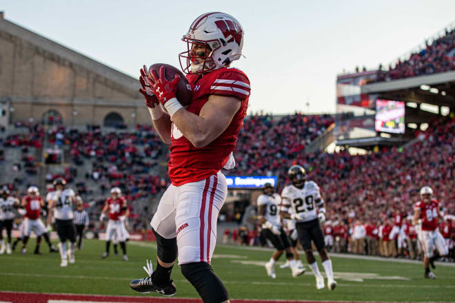 Jack Dunn could carve out a bigger role on offense during his final season at Wisconsin. 