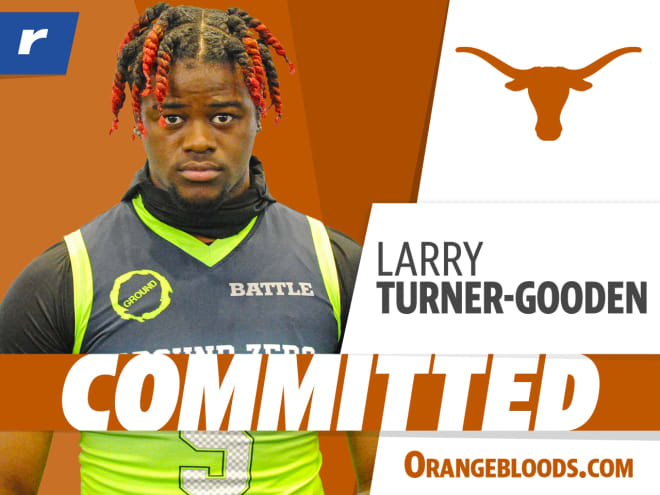 Texas adds 4-star DB Larry Turner-Gooden to its 2022 class.