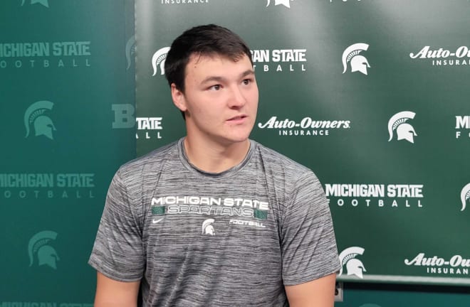 Michigan State redshirt senior kicker Jonathan Kim.