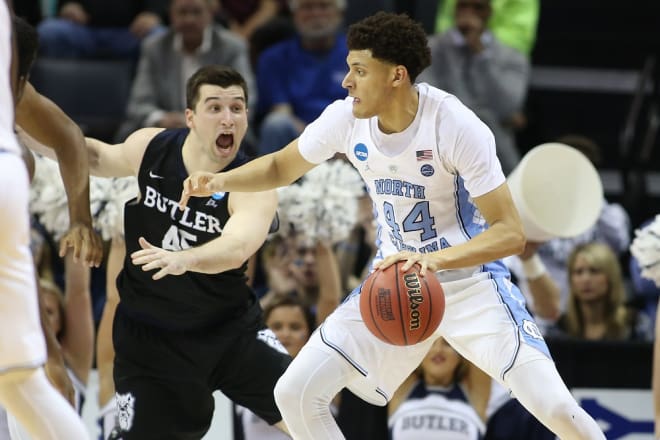 Justin Jackson is projected to go in the first round of Thursday's NBA draft, but where might Tony Bradley be selected?