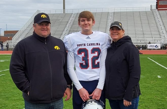 Kicker Drew Stevens makes the move to Iowa City this weekend.