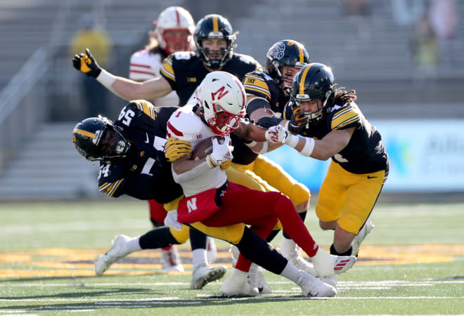 The Hawkeyes rallied to the football in the win over Nebraska. Photo: Hawkeyesports.com