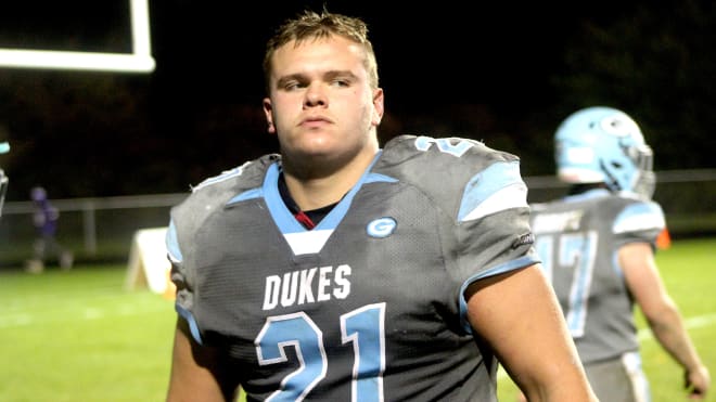 Rivals250 defensive lineman Alex VanSumeren is committed to Michigan Wolverines football recruiting, Jim Harbaugh.