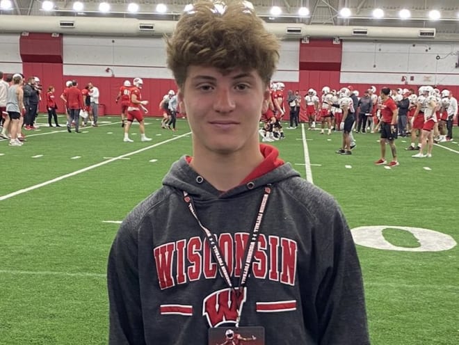Sophomore wide receiver Drew Wagner visited Wisconsin on Saturday. 