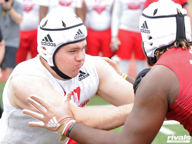 Branson Bragg took top honors on the offensive line at the Dallas Rivals 3 Stripe Camp