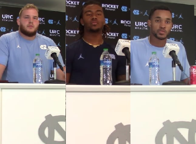Three defensive Tar Heels met with the media Tuesday evening to discuss the win over FAMU & heading to App State.