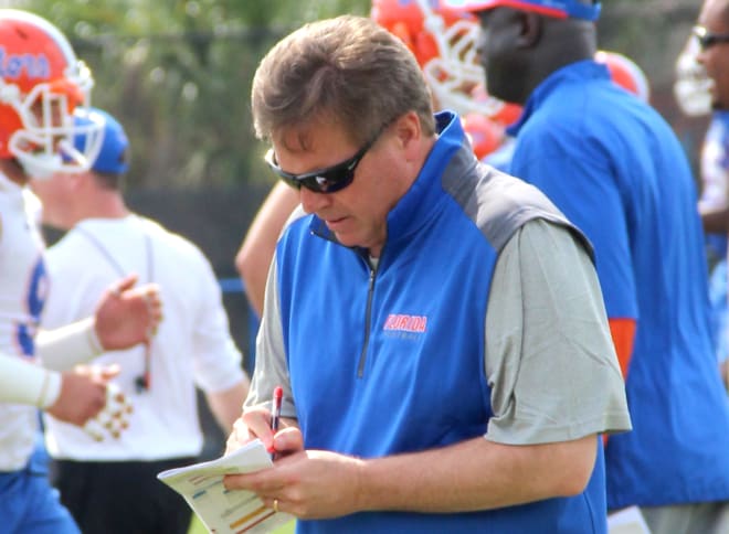 Florida head coach Jim McElwain