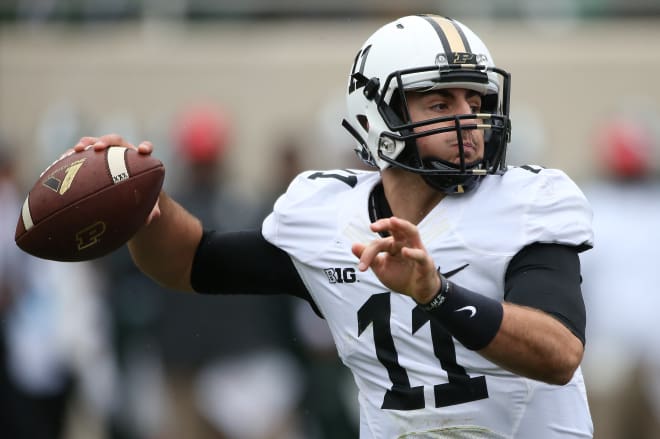 Purdue quarterback David Blough leads one of the top passing offenses in the Big Ten.