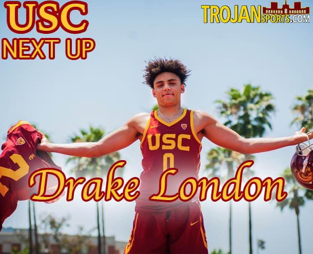 USC freshman Drake London will look to make his mark in both football and basketball for the Trojans.