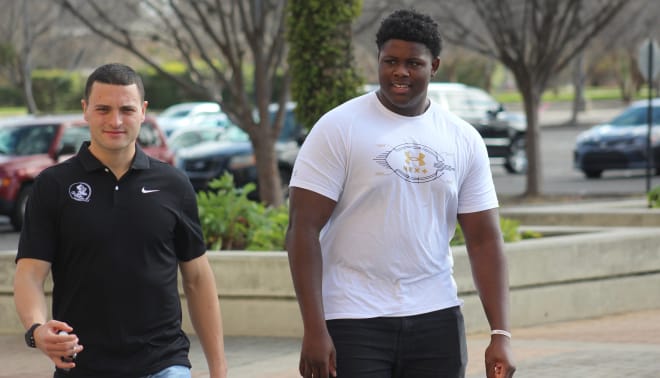 FSU commit Solomon Thomas returned to campus for junior day on Saturday.