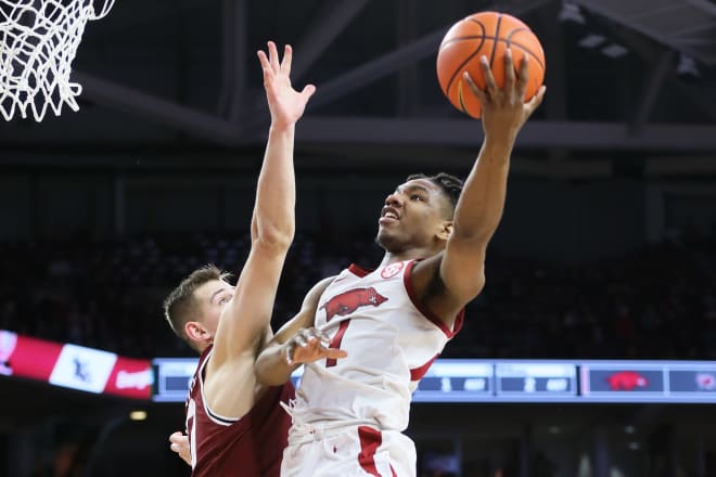 JD Notae has been a key to Arkansas' 3-game winning streak.