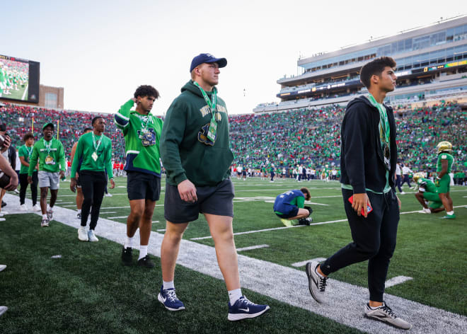 Before he signs with Notre Dame football next week, 2024 OG commit Peter Jones discussed his excitement with Inside ND Sports. Jones was visited by the coaching staff this week and plans to enroll early. 