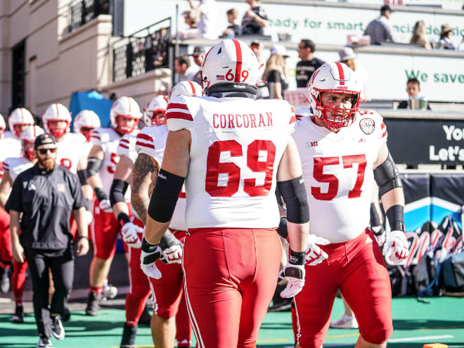 Turner Corcoran (left) and Ethan Piper suffered season-ending injuries against Northwestern.