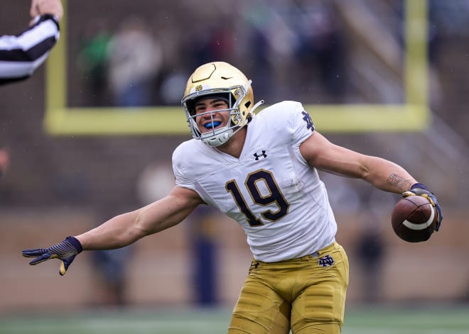 Jaden Greathouse Spring Game  Notre Dame Football 2023 