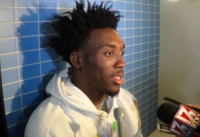 Nassir Little and some other Tar Heels discuss their 77-59 victory over No. 16 Florida State on Saturday at the Smith Center.