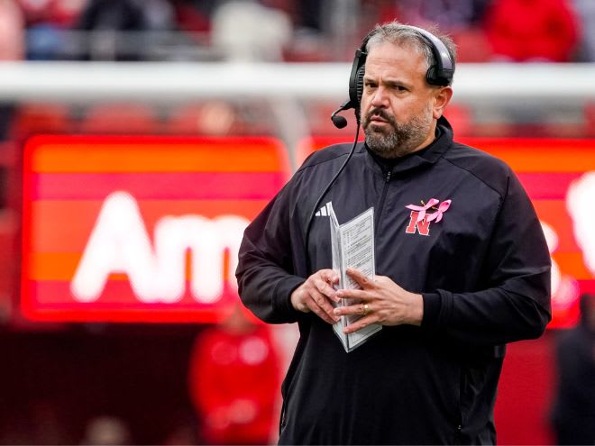 Nebraska head coach Matt Rhule 