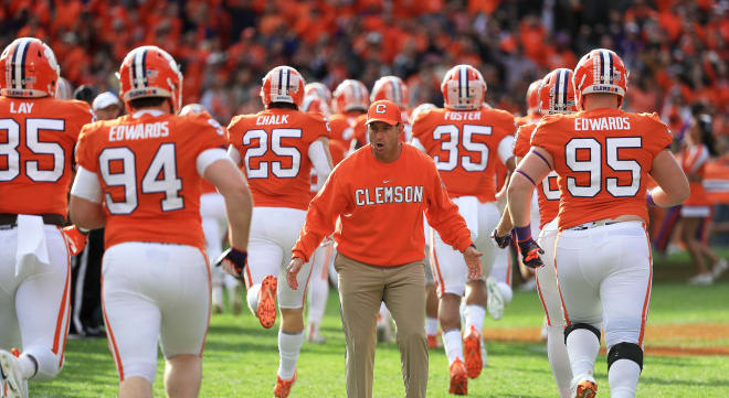 Clemson will draw a BYE week before facing rival South Carolina in Columbia on November 30.