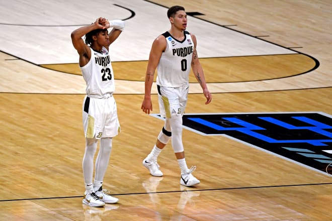 Purdue's Jaden Ivey and Mason Gillis