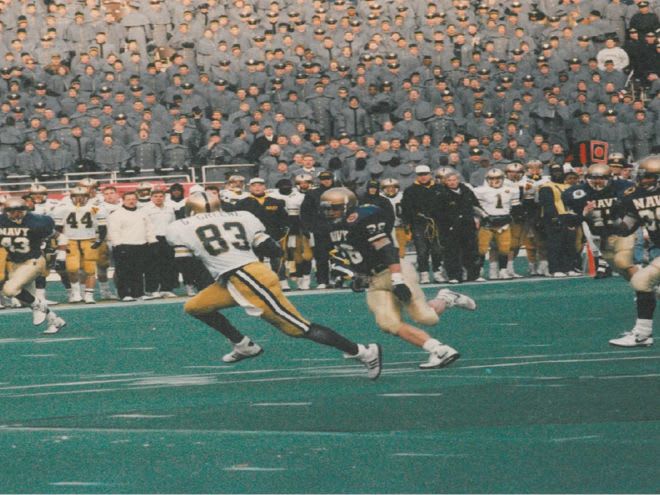 Looking back to 1992: Army WR Gaylord Greene in action vs. Navy