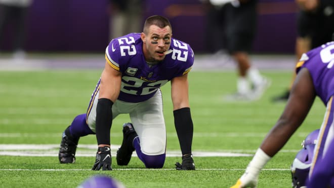 Former Notre Dame Fighting Irish football and current Minnesota Vikings safety Harrison Smith