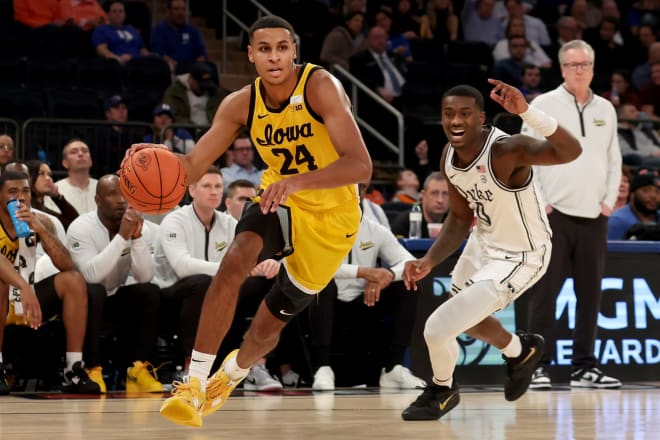 Kris Murray drives to the basket against Duke.