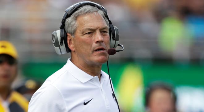 Kirk Ferentz will have two spots to fill on his coaching staff for 2021.