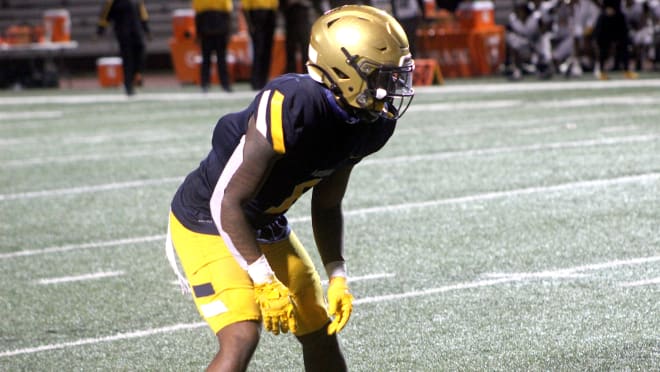 Florida defensive back Ja'Den McBurrows is committed to Michigan Wolverines football recruiting, Jim Harbaugh.