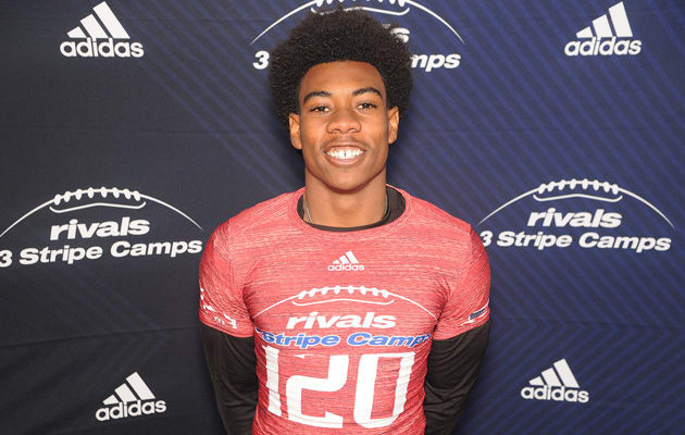 Travian Blaylock was part of a loaded DB group at the Rivals Three Stripe Camp in New Orleans