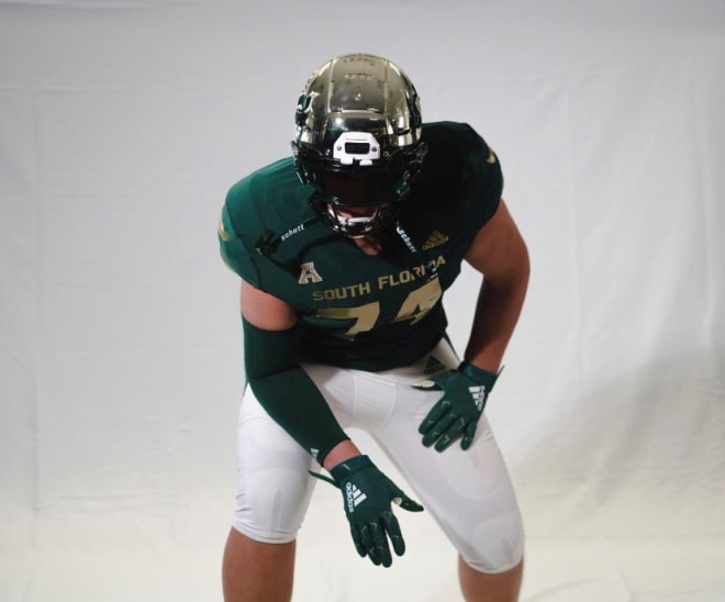 Kilfoly during a visit to USF