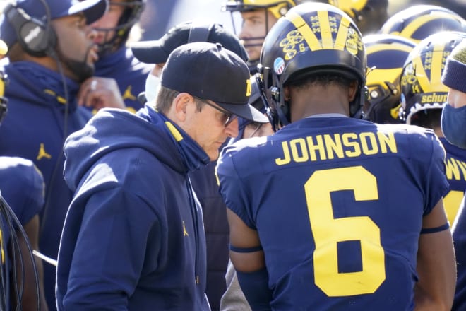 Michigan Wolverines football head coach Jim Harbaugh is 3-3 against Michigan State.