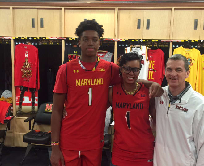 Armando Bacot (left) on a recent visit to Maryland. 