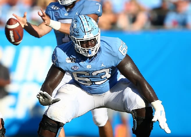 Ed Montilus has started 14 games at UNC and played 880 offensive snaps as a Tar Heel.