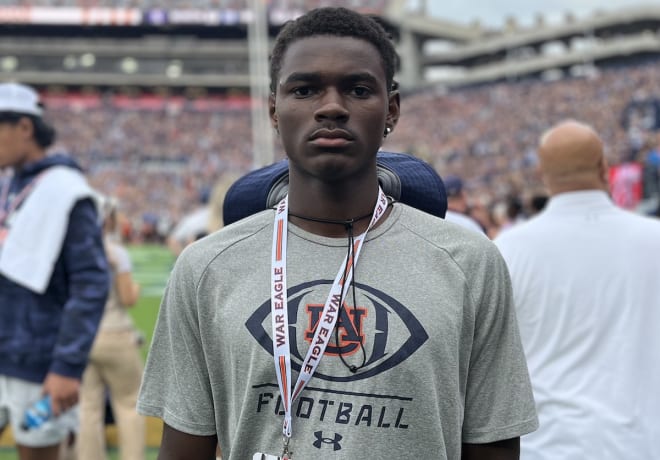 Dillon Alfred visited Auburn for the Mississippi State game.