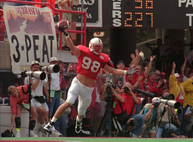 Former Nebraska greats Grant Wistrom (above) and Jason Peter gave an inspiring message to the current Husker defense about what it meant to be a Blackshirt.