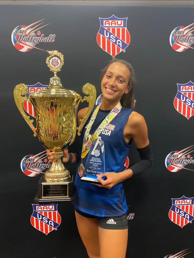 Nebraska volleyball commit Harper Murray won the AAU Volleyball U16 National Championship