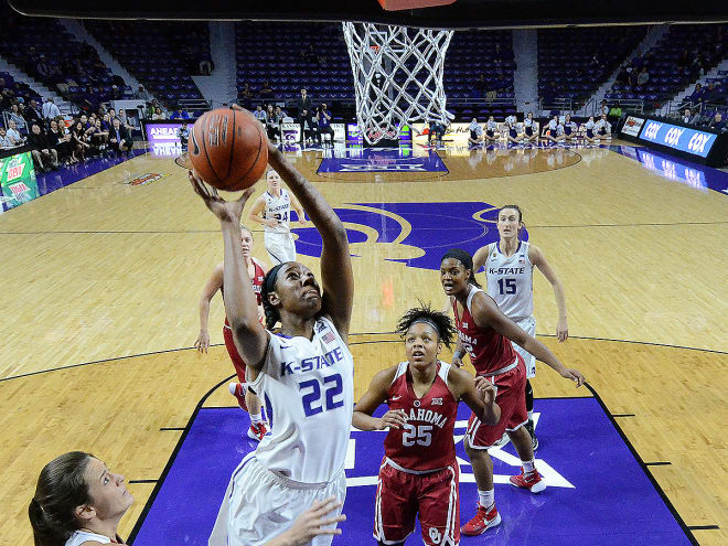 Six-foot-five center Breanna Lewis will have to play big for Kansas State to have a shot against UConn.