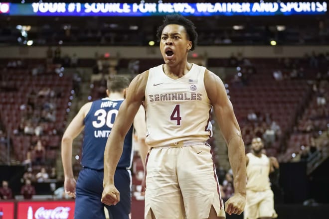 FSU freshman Scottie Barnes soaring up some NBA draft boards.