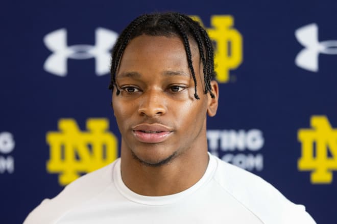 Rod Heart II met with the Notre Dame football recently to discuss his transition from Northwestern.