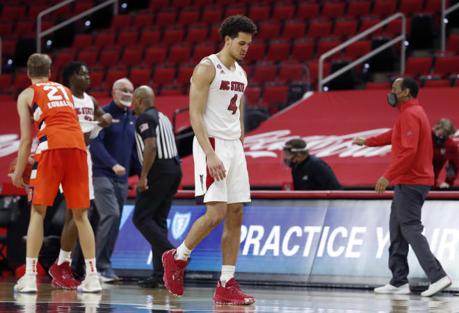 NC State Wolfpack basketball forward Jericole Hellems