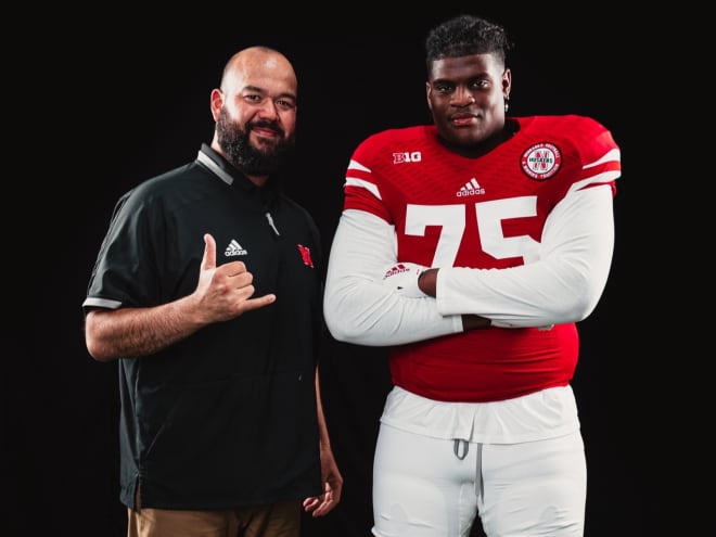 2023 OT Cayden Green on his official visit to Nebraska