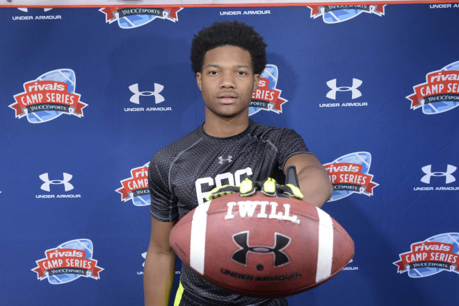 Rivals100 receiver Nico Collins is Auburn's top target at the position in the 2017 class.