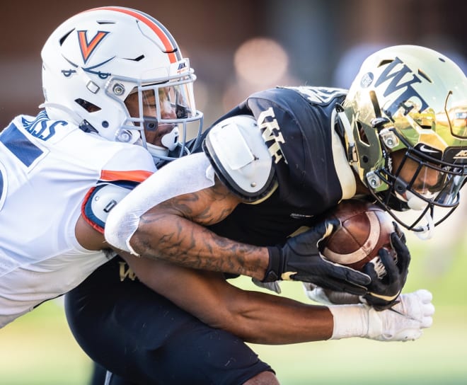 Donavon Greene and the Deacs had a lot of success against UVa's secondary on Saturday.